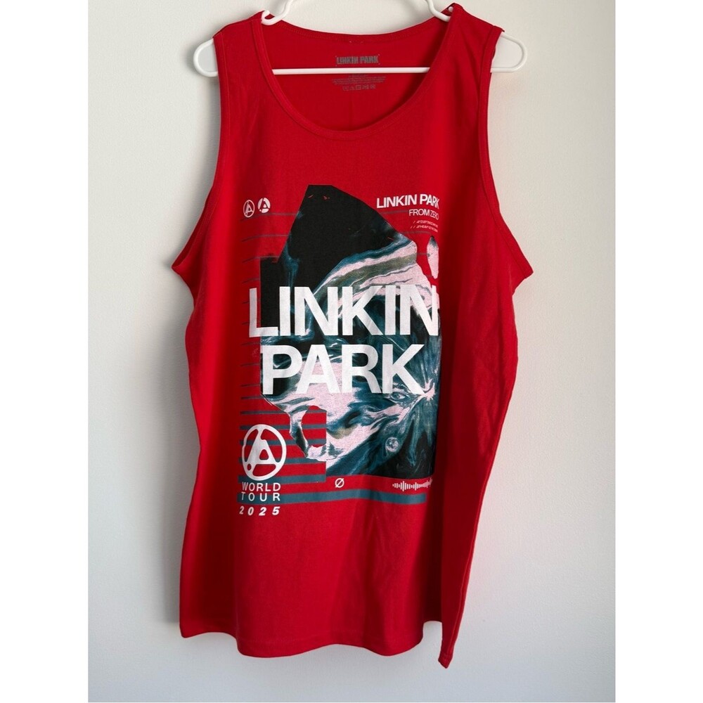 Linkin Park Red Tank Top Size XL